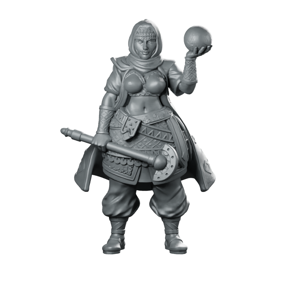 Cleric Miniature Miniature 360 Spin 01
