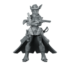 Gunslinger Miniature Miniature 360 Spin 01