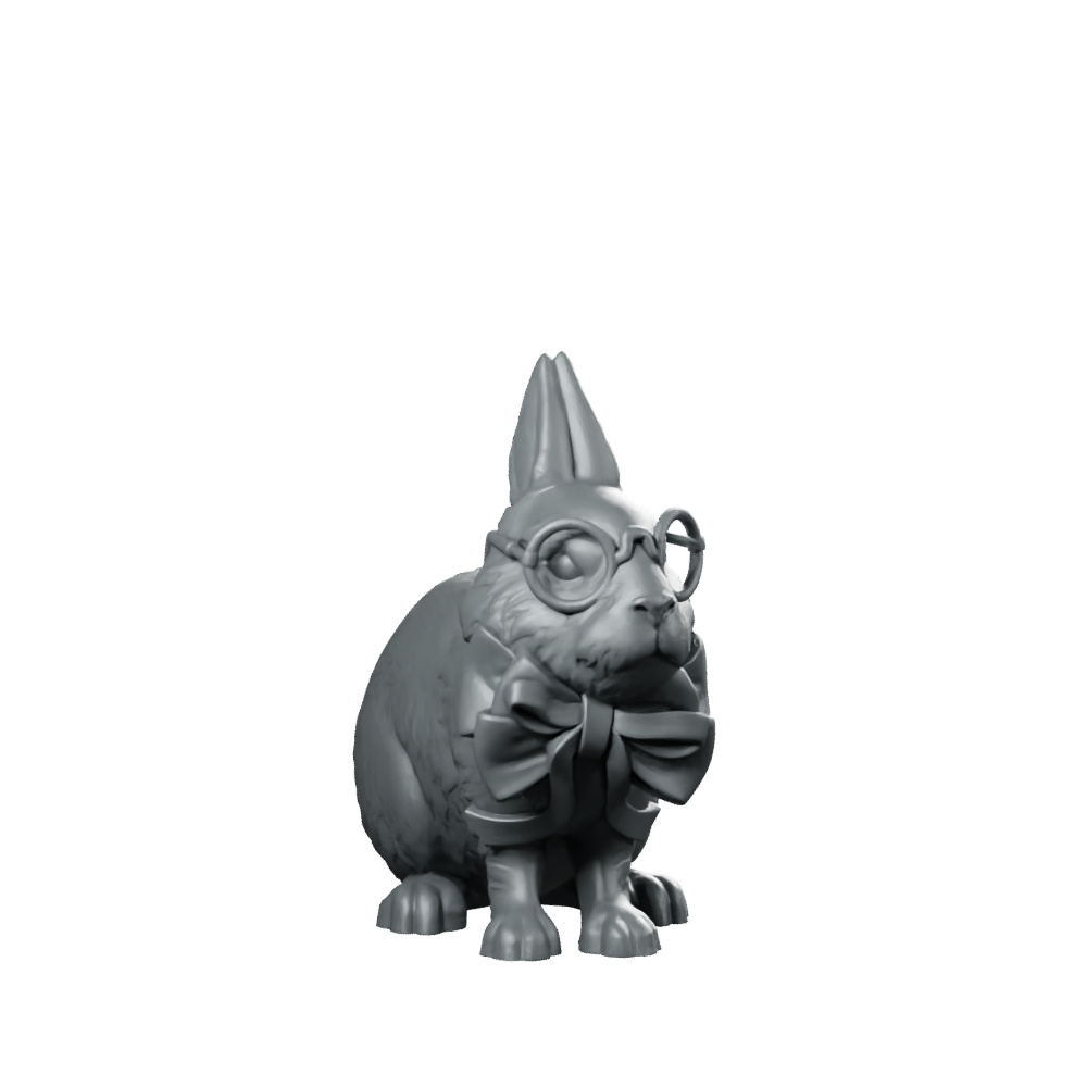 Summoner Rabbit Miniature Miniature 360 Spin 01