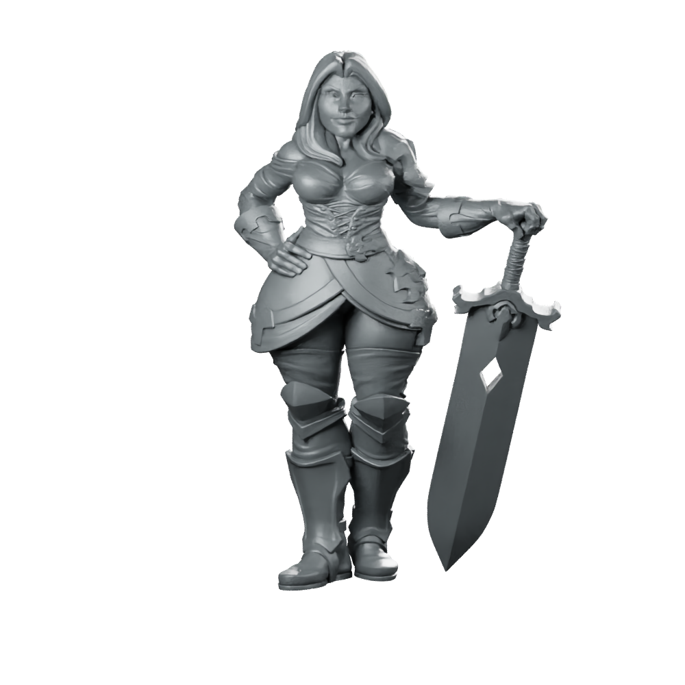 Warrior Miniature Miniature 360 Spin 01