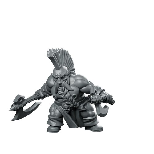 Free Dwarf Berserker - Vae Victis - We Print Miniatures