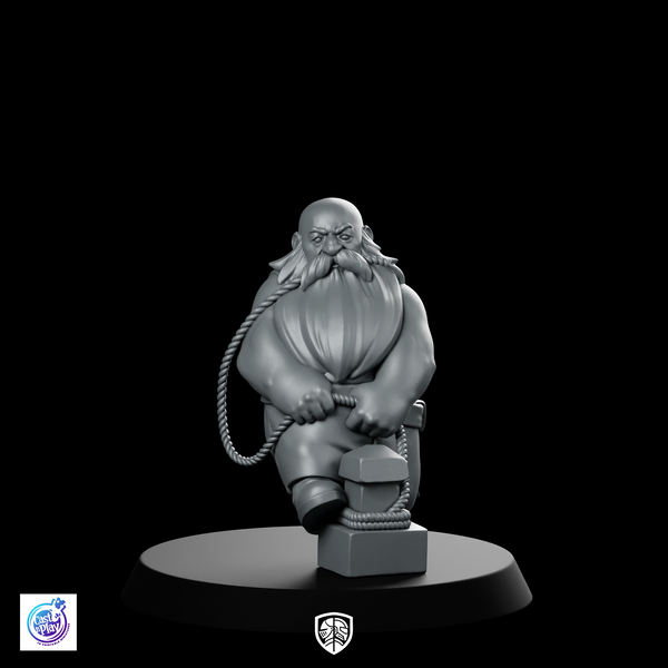Dwarf Crew Member Miniature Dwarf Blacksmith