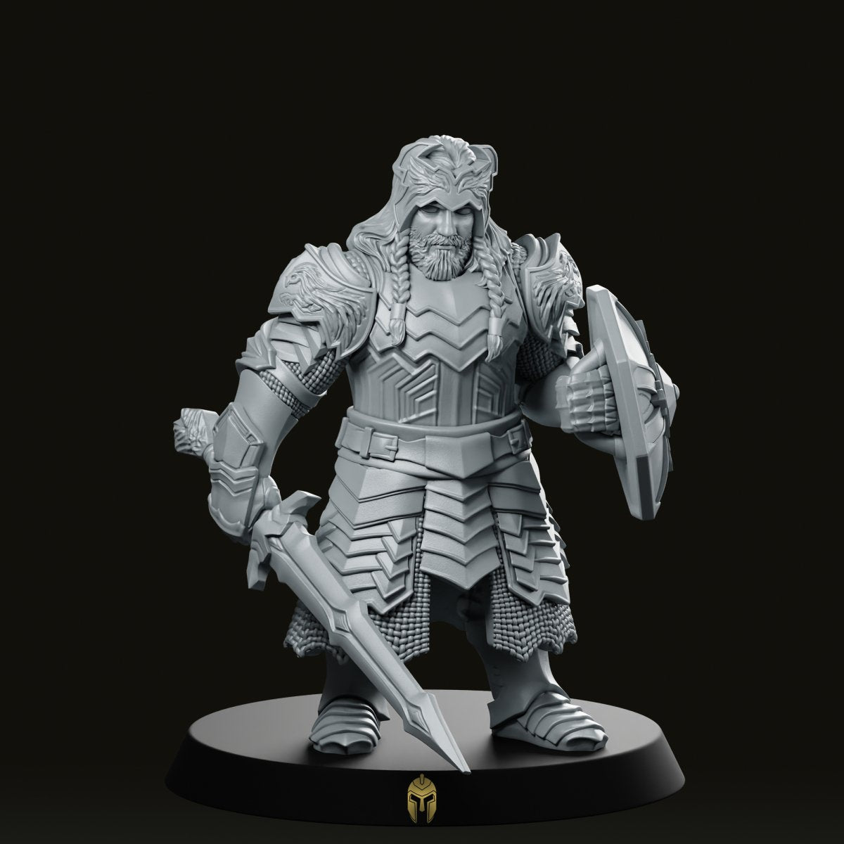 Dwarf King Miniature - We Print Miniatures