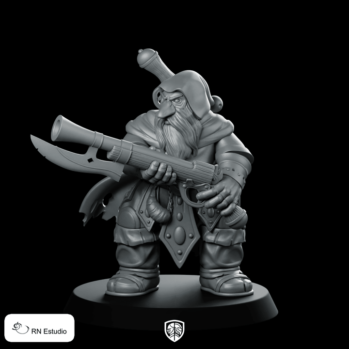 Dwarf Sniper Miniature Dwarf Buccaneer Gunner
