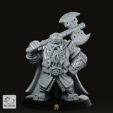 Dwarf Uddir Thunderaxe Miniature - We Print Miniatures