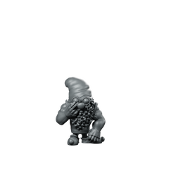 Dwarf3 Wargaming Miniature Gnome Scout Goggle Miniature 360 Spin 01