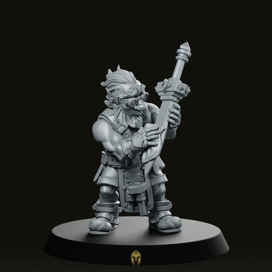 Dwarven Blacksmith Stannor Miniature - We Print Miniatures