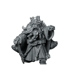Dwarven King Durnar Goldheart B Miniature Regal Miniature 360 Spin 01