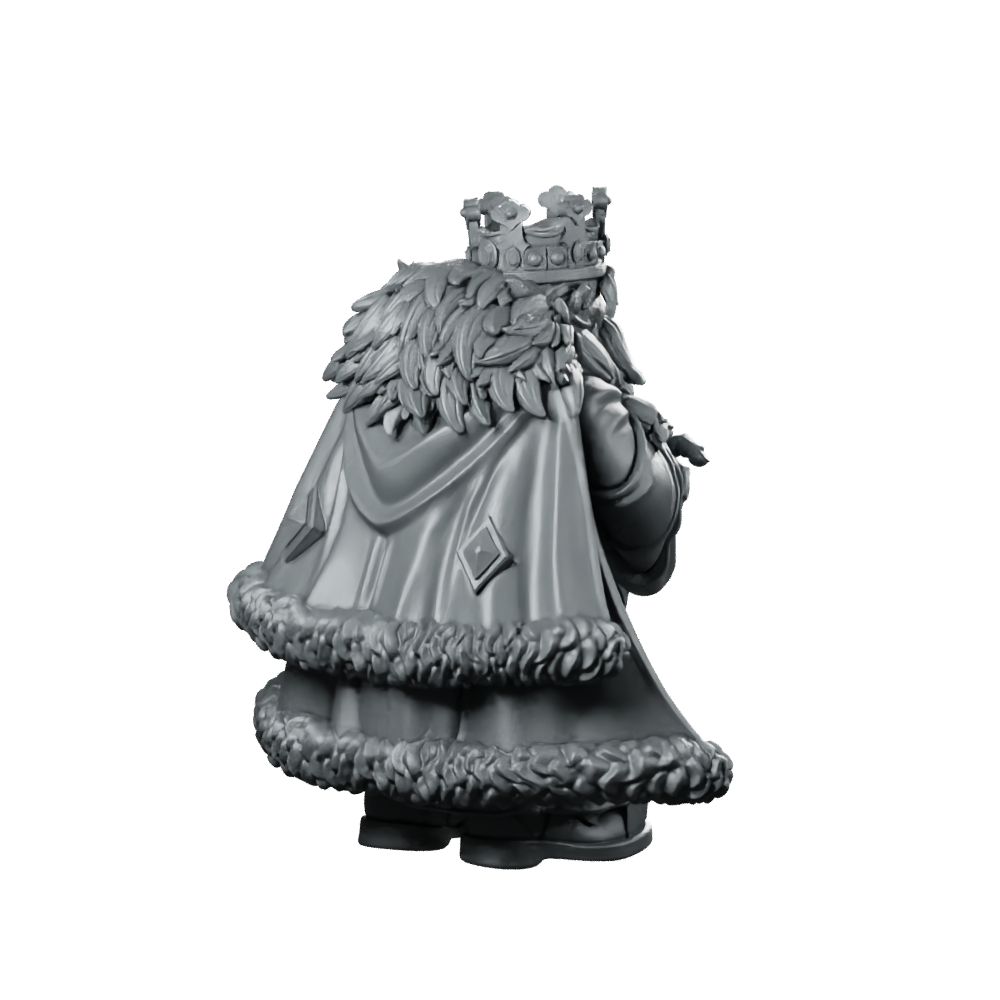 Dwarven King Durnar Goldheart B Miniature Regal Miniature 360 Spin 04