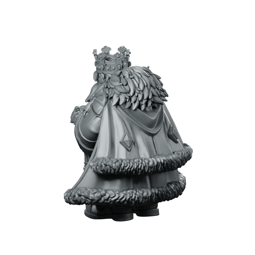 Dwarven King Durnar Goldheart B Miniature Regal Miniature 360 Spin 06