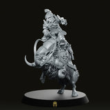 Dwarven Rider with Sword Nezmig Miniature - We Print Miniatures