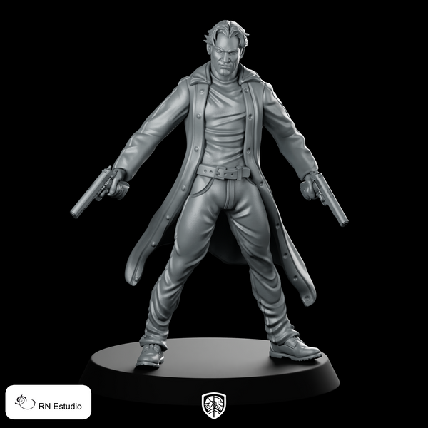 Dwight Sin City Miniature Dual Pistols Gunslinger