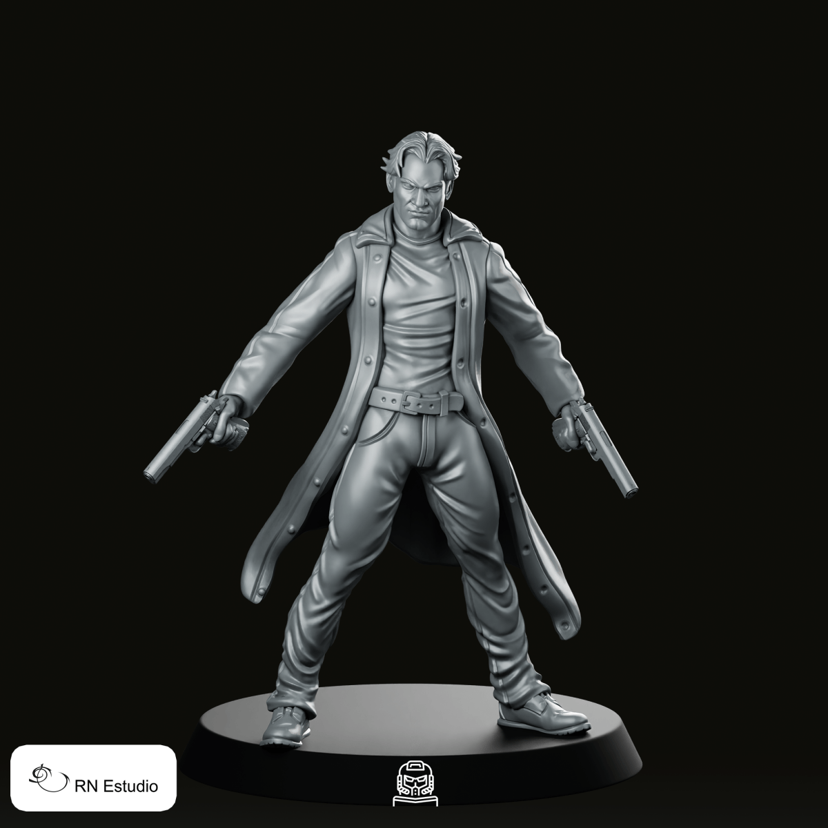 Dwight Sin City Miniature - RN Estudio - We Print Miniatures