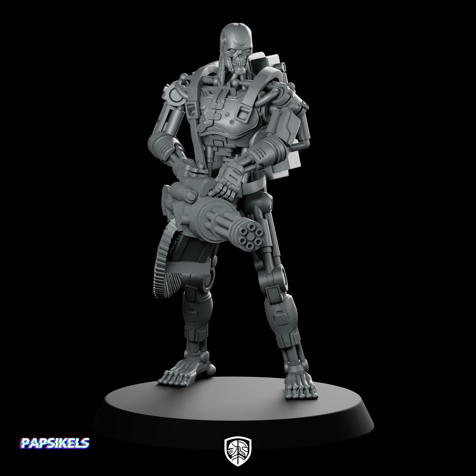E 1000 Annihilator F Miniature Skeletal Robot Gunner