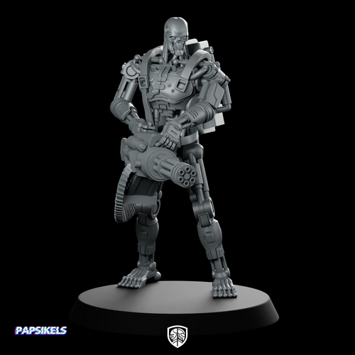 E 1000 Annihilator F Miniature Skeletal Robot Gunner