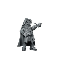 Earl Anders Intellectual Halfling Miniature Scholar Noble Miniature 360 Spin 01