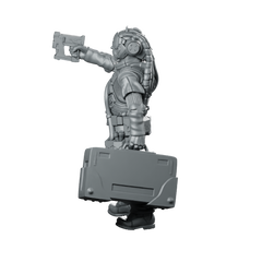Earl Rusty Chambers 01 Cyberpunk Miniature Taser Briefcase Miniature 360 Spin 01