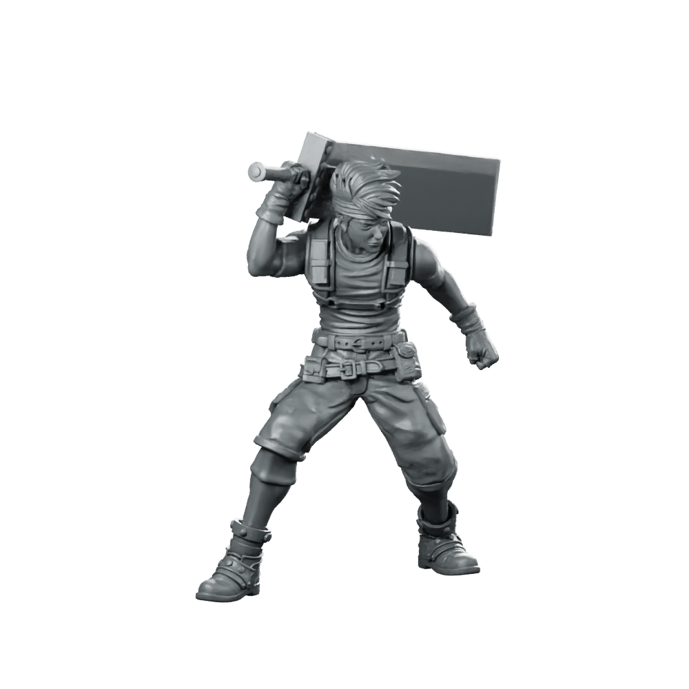 Eco Terrorist Insurgent Strategist Ex Soldier Miniature - Papsikels Miniatures - We Print Miniatures