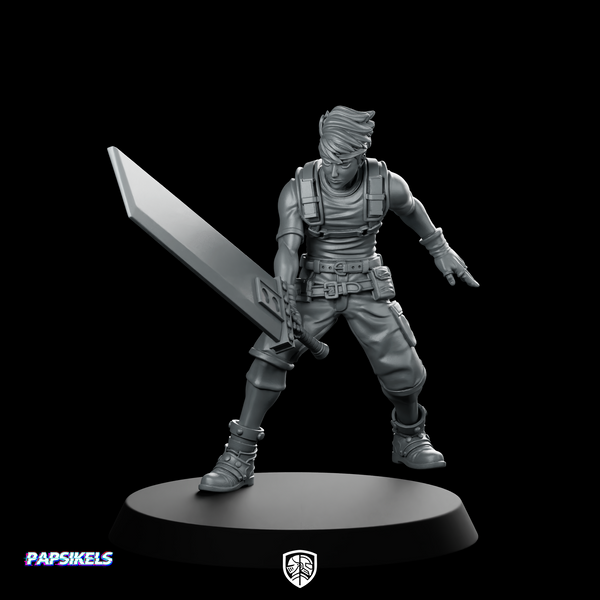 Eco Terrorist Insurgent Strategist Fighter Miniature Blade
