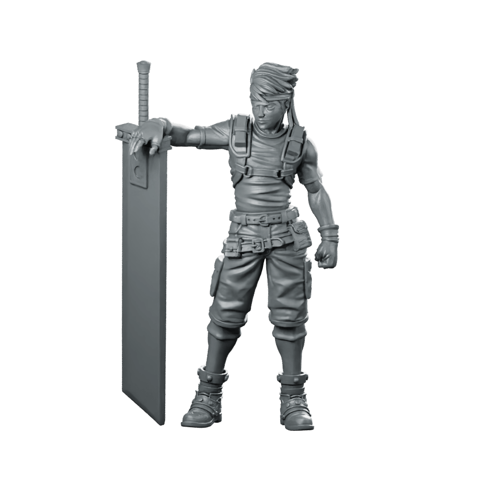 Eco Terrorist Insurgent Strategist Mercenary Miniature Cyber - Papsikels Miniatures - We Print Miniatures