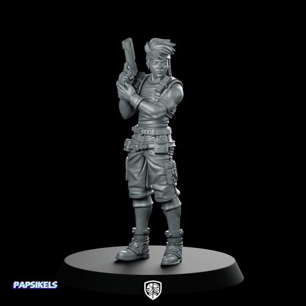 Eco Terrorist Insurgent Strategist Miniature Rebel Operative - Papsikels Miniatures - We Print Miniatures