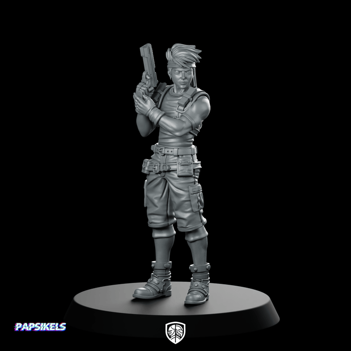 Figurine Eco Terrorist Insurgent Strategist, opératrice rebelle