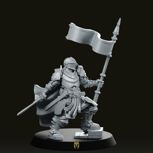 Edric Steelshield Miniature - CastNPlay - We Print Miniatures