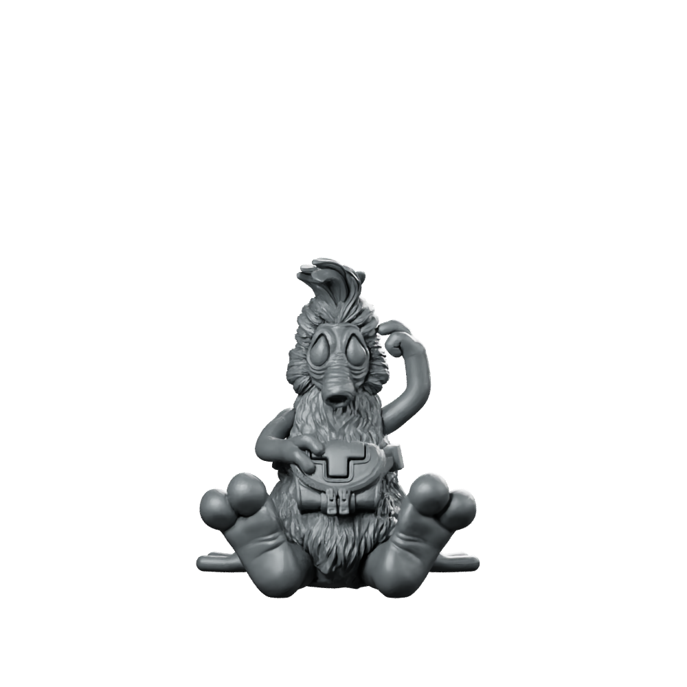 Ehe Alien Mascot Miniature 360 Spin 01