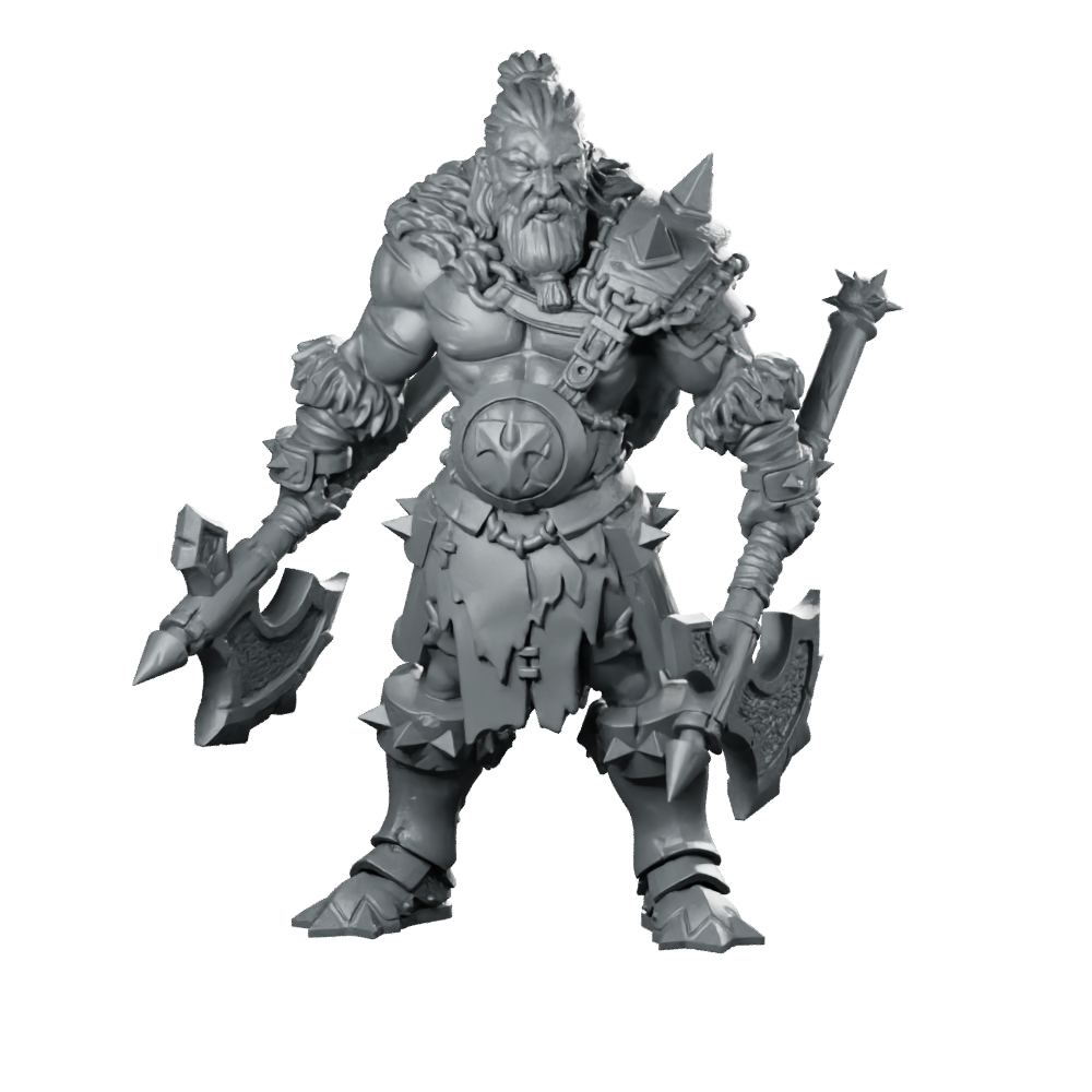 Einar Miniature Barbarian Berserker Miniature 360 Spin 01