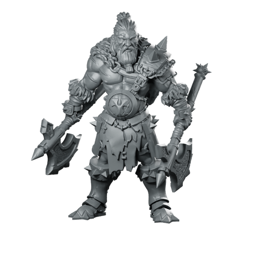 Einar Miniature Barbarian Berserker Miniature 360 Spin 01