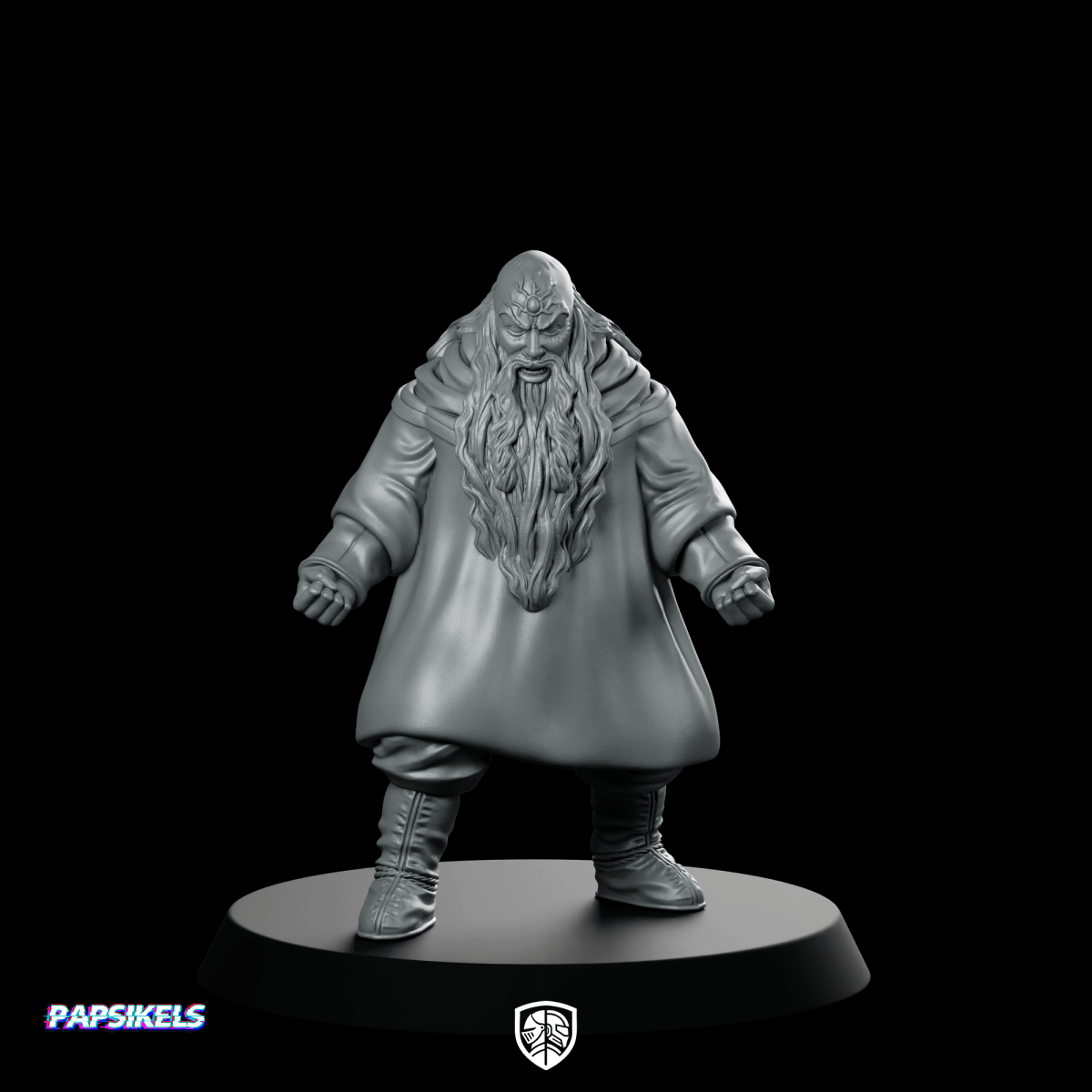 Elder Scientist Papsilord 2 Miniature Mad - Papsikels Miniatures - We Print Miniatures
