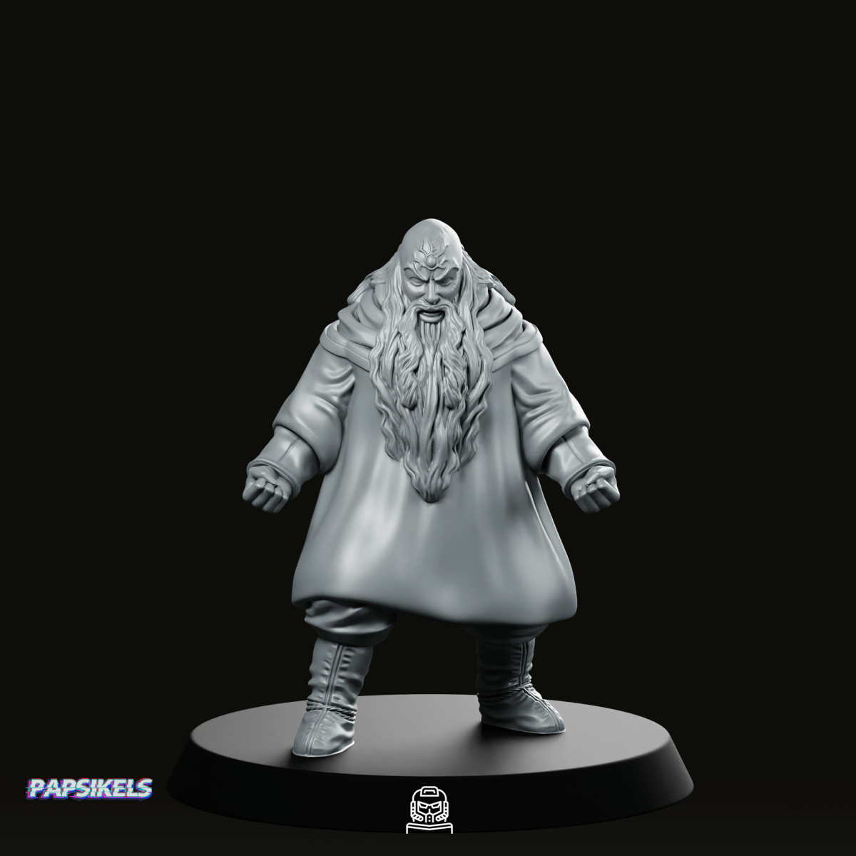 Elder Scientist Papsilord 2 Miniature - Papsikels Miniatures - We Print Miniatures