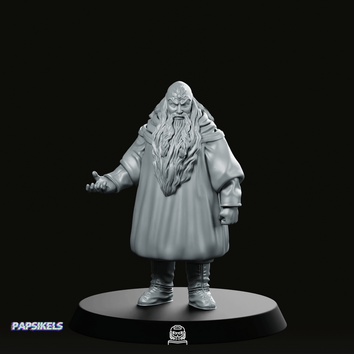 Elder Scientist Papsilord Miniature Dystopian Sci-Fi Villain