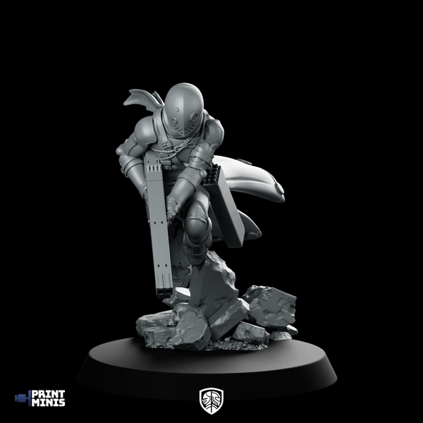 Electrofisher First Squad Unit 6 Miniature Sci-Fi Aquatic