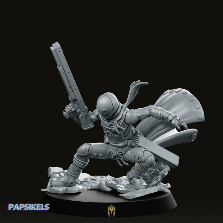 Electrofisher First Squad Unit 7 Miniatura Agente Cyberpunk