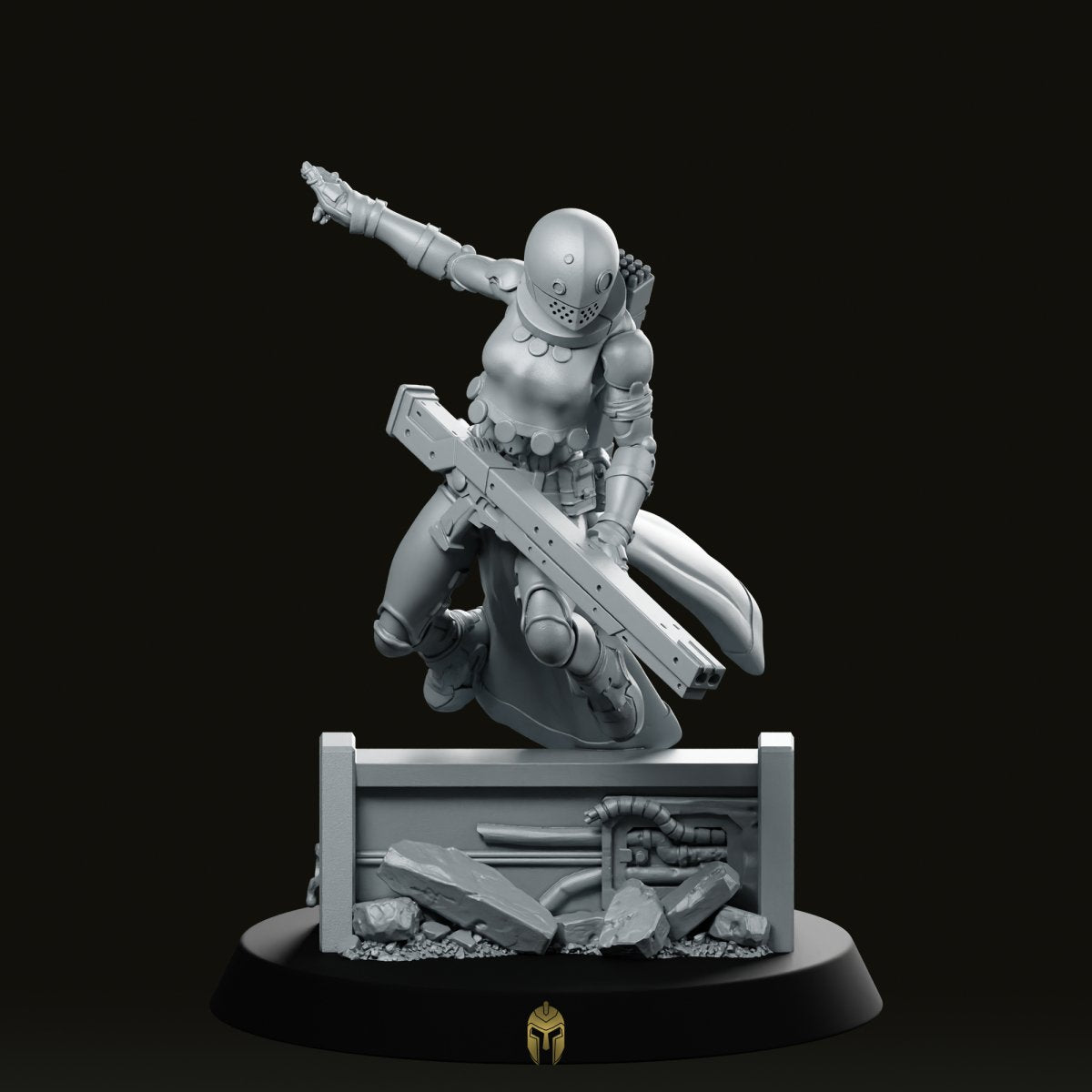 Electrofisher First Squad Unit 8 Miniature - We Print Miniatures