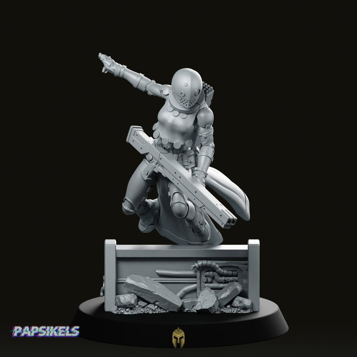 Electrofisher First Squad Unit 8 Miniature - We Print Miniatures