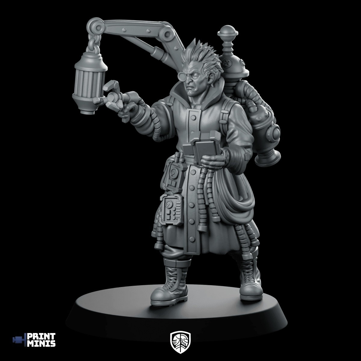 Electrosmith Power Guild Miniature Alchemist Artificer Lantern - Print Minis - We Print Miniatures