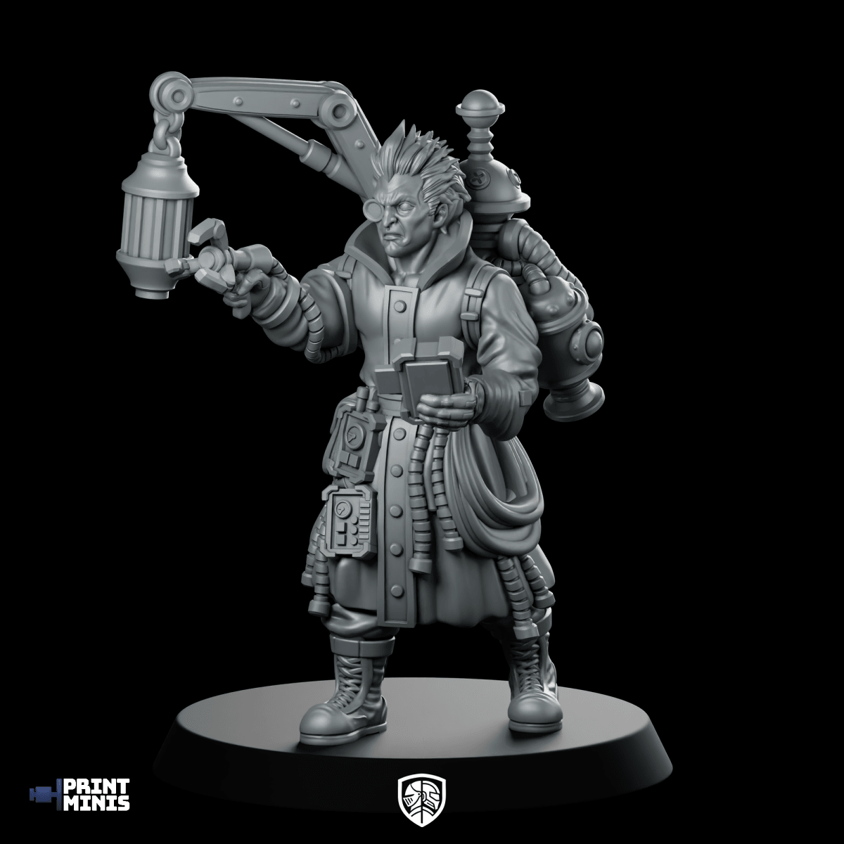 Electrosmith Power Guild Miniature Alchemist Artificer Lantern - Print Minis - We Print Miniatures