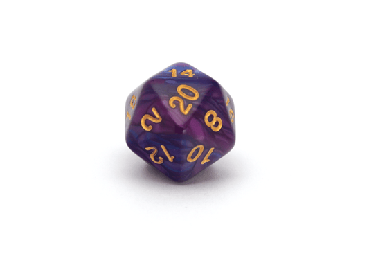 Elemental Dice | Midnight Purple - DiceRoll UK - We Print Miniatures
