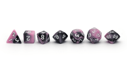 Elemental Dice | Mini | Black & Pink - DiceRoll UK - We Print Miniatures