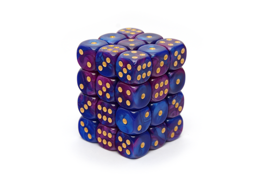 Elemental Dice | Midnight Purple | 36x12mm Dice Block