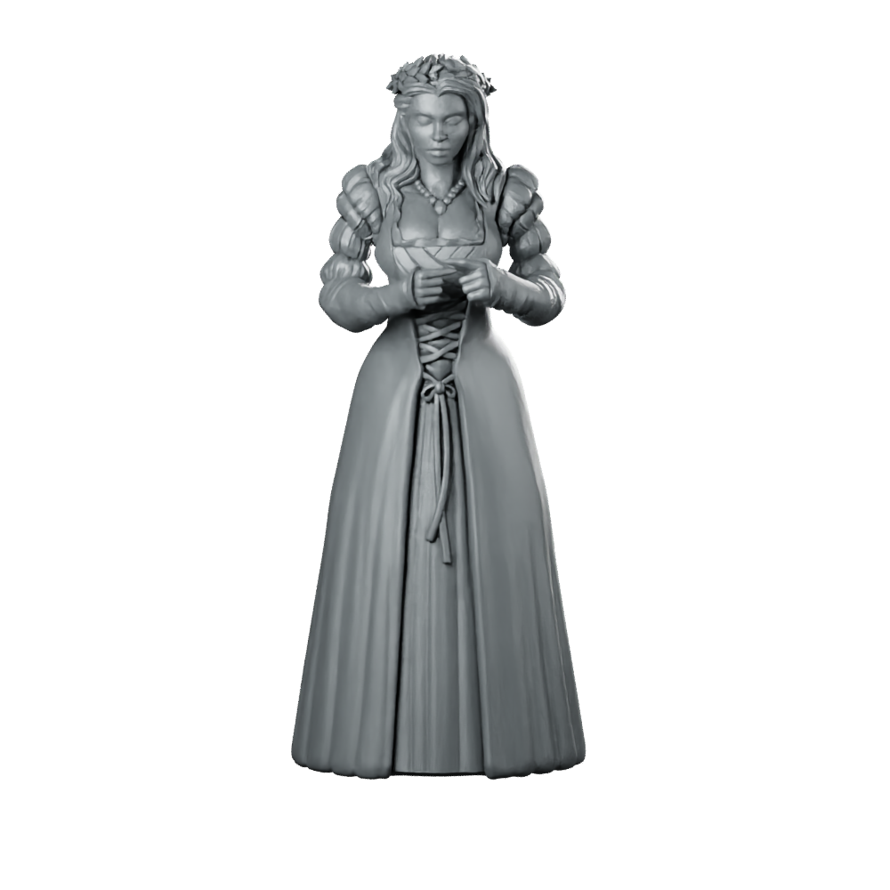 Elendra Valcor Miniature Noblewoman Miniature 360 Spin 01