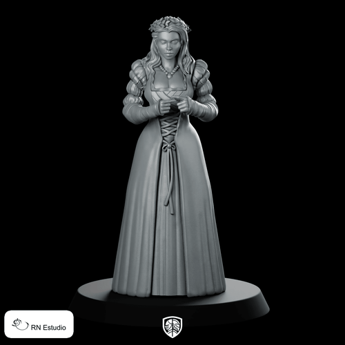 Elendra Valcor Miniature Noblewoman - RN Estudio - We Print Miniatures