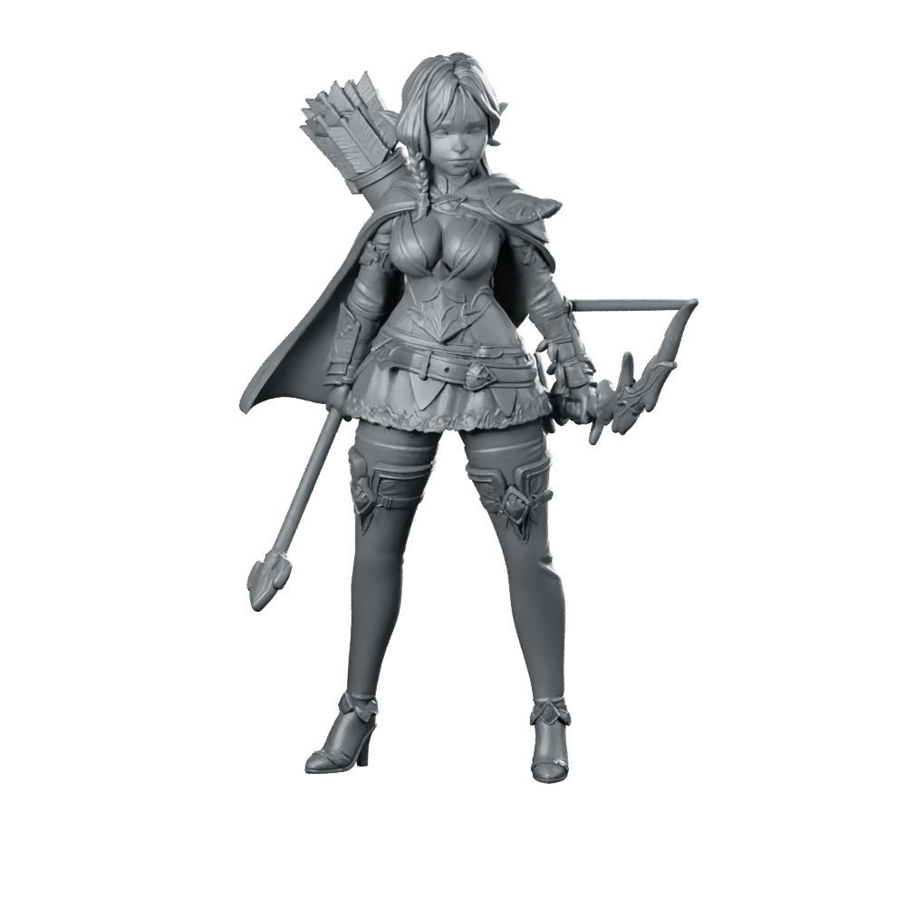 Elenwen Swiftarrow Miniature Miniature 360 Spin 01