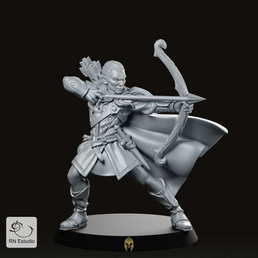 Elf Archer Feydhil Miniature - We Print Miniatures