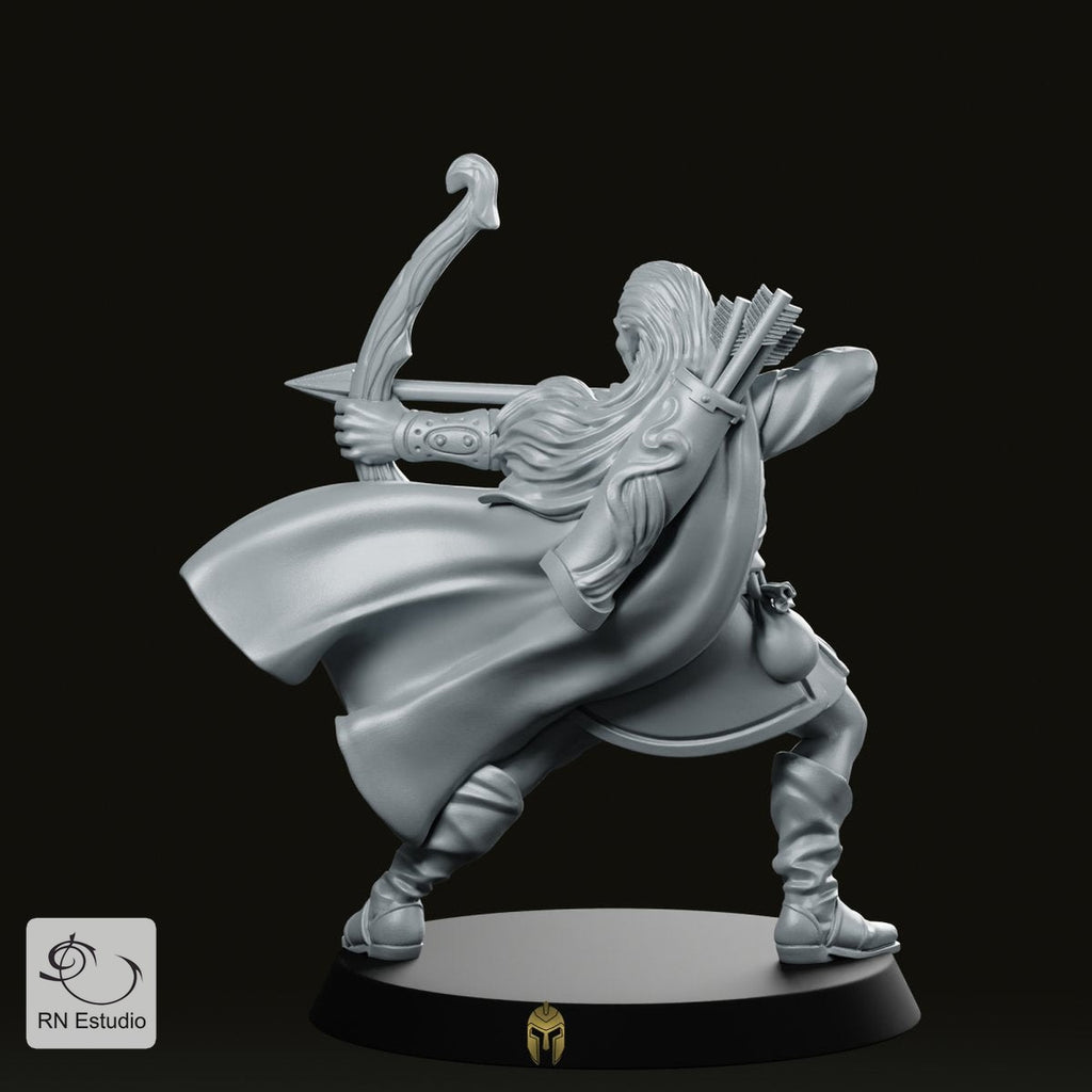 Elf Archer Feydhil Miniature - We Print Miniatures