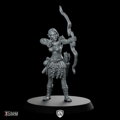 Elf Monk Miniature Elf Bard