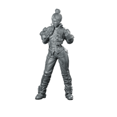 Eli Collins Miniature Cyber Huntress Miniature 360 Spin 01