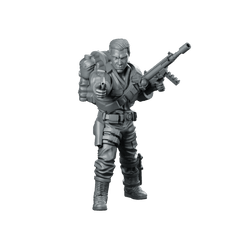 Elite Covert Spec Ops First Sergeant Duke 1 - Papsikels Miniatures - We Print Miniatures